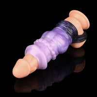 4.44in 6.06in 7.32in Horse Cock Dildo Sleeve Odd Spiked Knot Cock Sleeve