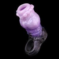 4.44in 6.06in 7.32in Horse Cock Dildo Sleeve Odd Spiked Knot Cock Sleeve