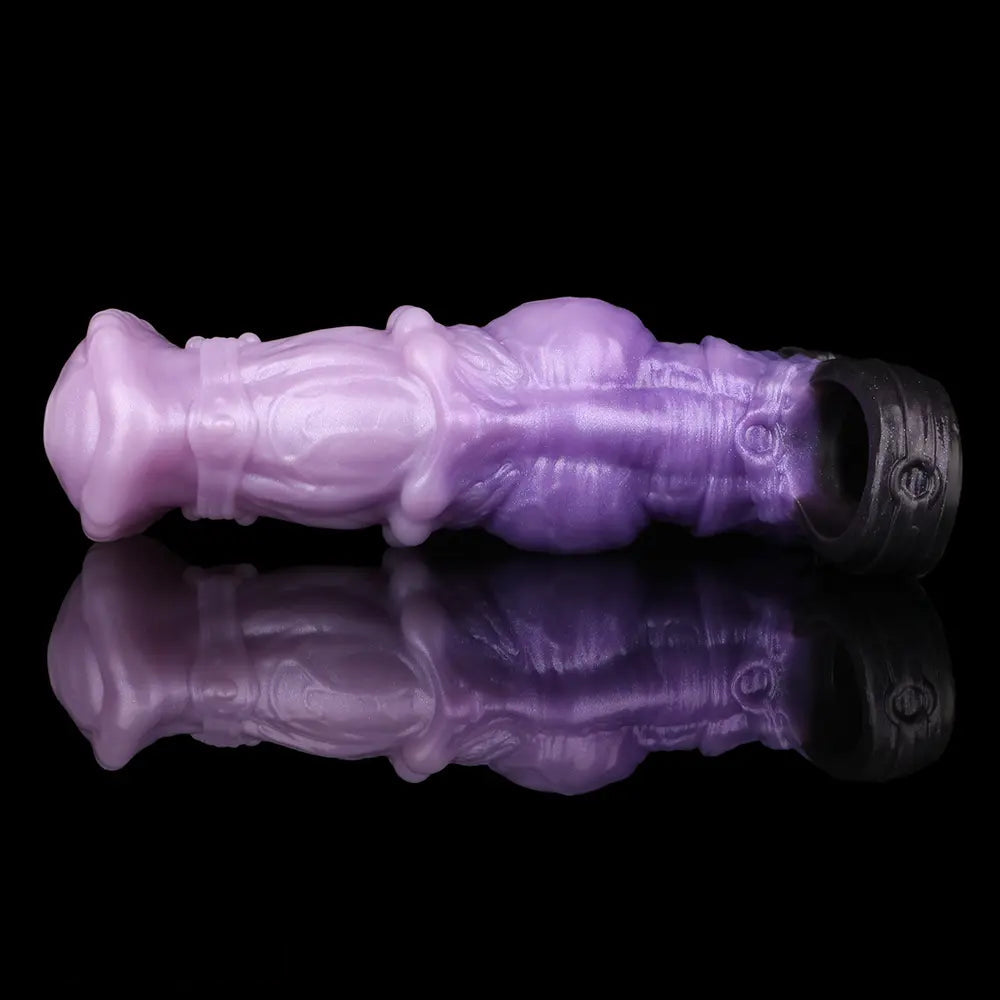4.44in 6.06in 7.32in Horse Cock Dildo Sleeve Odd Spiked Knot Cock Sleeve