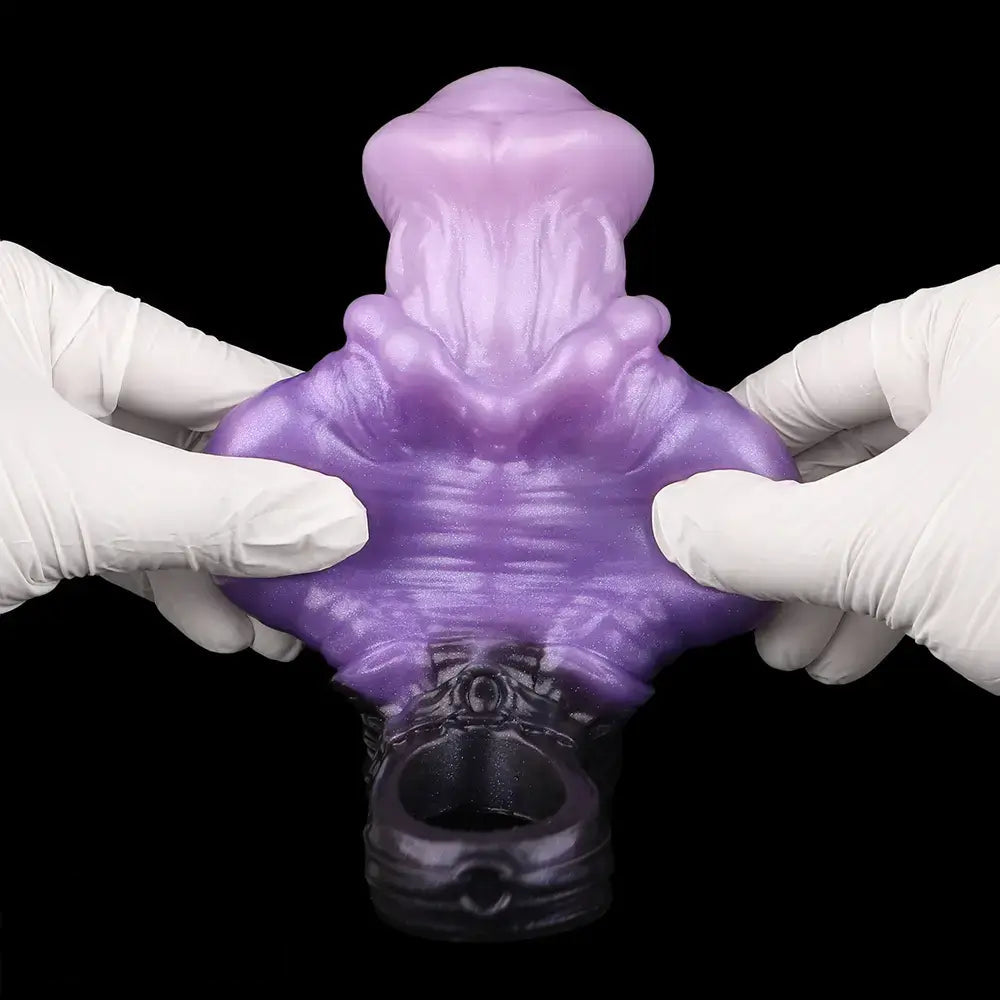 4.44in 6.06in 7.32in Horse Cock Dildo Sleeve Odd Spiked Knot Cock Sleeve