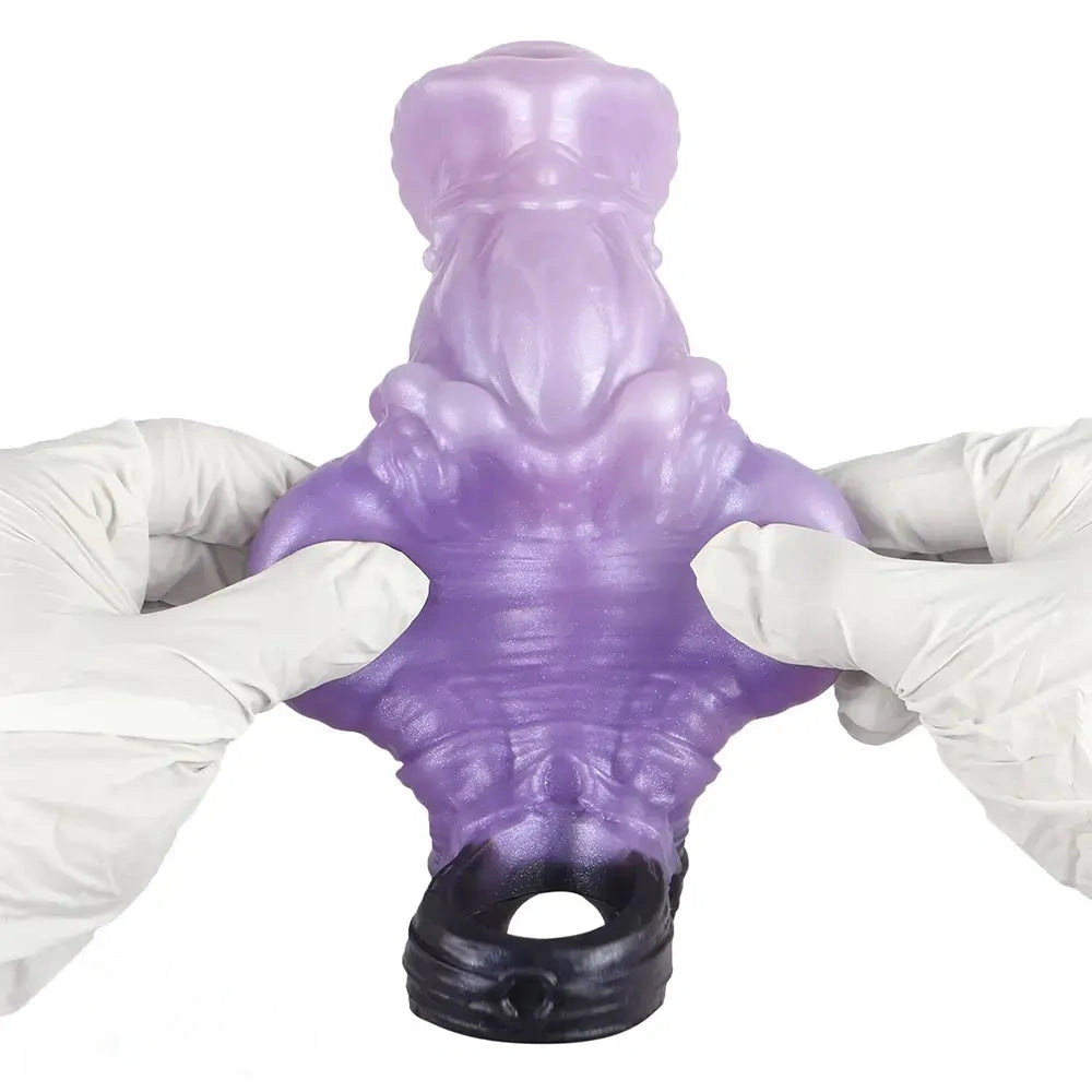 4.44in 6.06in 7.32in Horse Cock Dildo Sleeve Odd Spiked Knot Cock Sleeve
