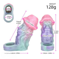 4.44in Spore Bloom SHAZ-3016 Fantasy Hollow Dildo Sleeve For Extension