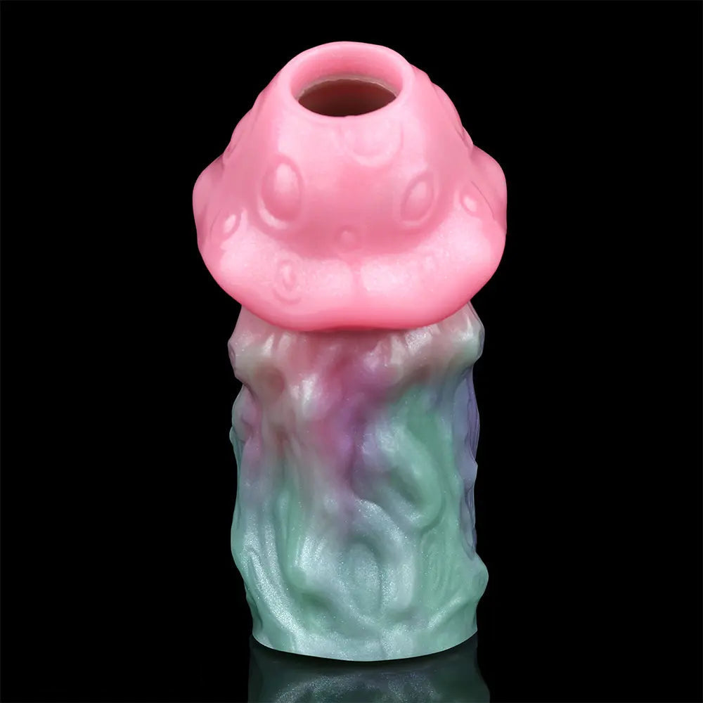 4.44in Spore Bloom SHAZ-3016 Fantasy Hollow Dildo Sleeve For Extension