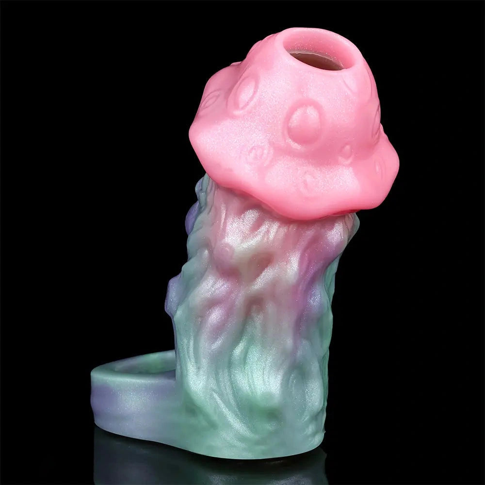 4.44in Spore Bloom SHAZ-3016 Fantasy Hollow Dildo Sleeve For Extension