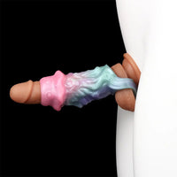 4.44in Spore Bloom SHAZ-3016 Fantasy Hollow Dildo Sleeve For Extension