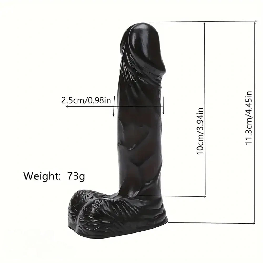 4.45in Small Real Portable Dildo With Strong Suction Cup For Beginners
