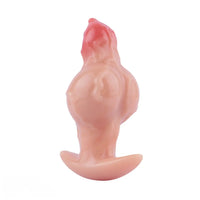 4.48in Fox Tail Wear Anchor Fantasy Dildo Butt Plug For BDSM Role Play