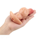 4.48in Fox Tail Wear Anchor Fantasy Dildo Butt Plug For BDSM Role Play