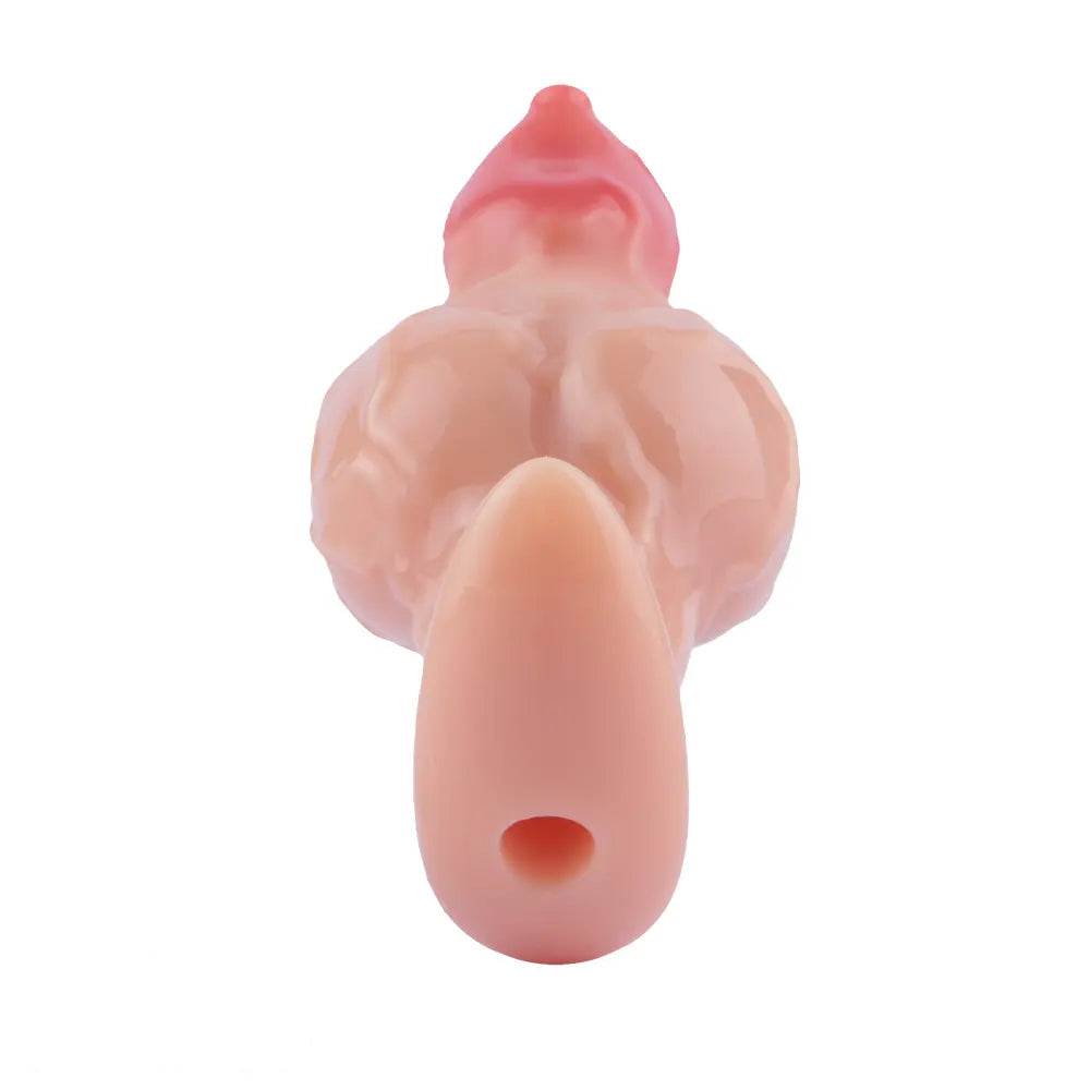 4.48in Fox Tail Wear Anchor Fantasy Dildo Butt Plug For BDSM Role Play