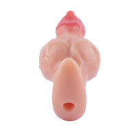 4.48in Fox Tail Wear Anchor Fantasy Dildo Butt Plug For BDSM Role Play