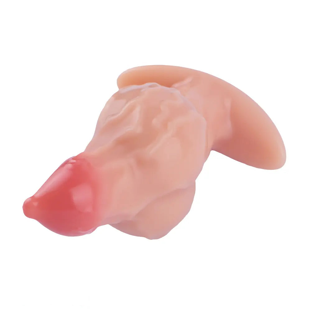 4.48in Fox Tail Wear Anchor Fantasy Dildo Butt Plug For BDSM Role Play