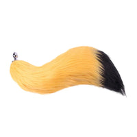 4.48in Fox Tail Wear Anchor Fantasy Dildo Butt Plug For BDSM Role Play