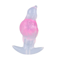 4.48in Fox Tail Wear Anchor Fantasy Dildo Butt Plug For BDSM Role Play