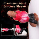 4.4in 5.11in 5.86in Fantasy Tentacle Silicone Dildo Sleeve Crown Top Design