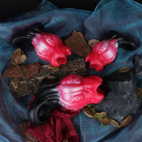4.4in 5.11in 5.86in Fantasy Tentacle Silicone Dildo Sleeve Crown Top Design