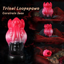 4.4in 5.11in 5.86in Fantasy Tentacle Silicone Dildo Sleeve Crown Top Design
