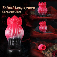 4.4in 5.11in 5.86in Fantasy Tentacle Silicone Dildo Sleeve Crown Top Design
