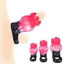 4.4in 5.11in 5.86in Fantasy Tentacle Silicone Dildo Sleeve Crown Top Design