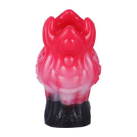4.4in 5.11in 5.86in Fantasy Tentacle Silicone Dildo Sleeve Crown Top Design