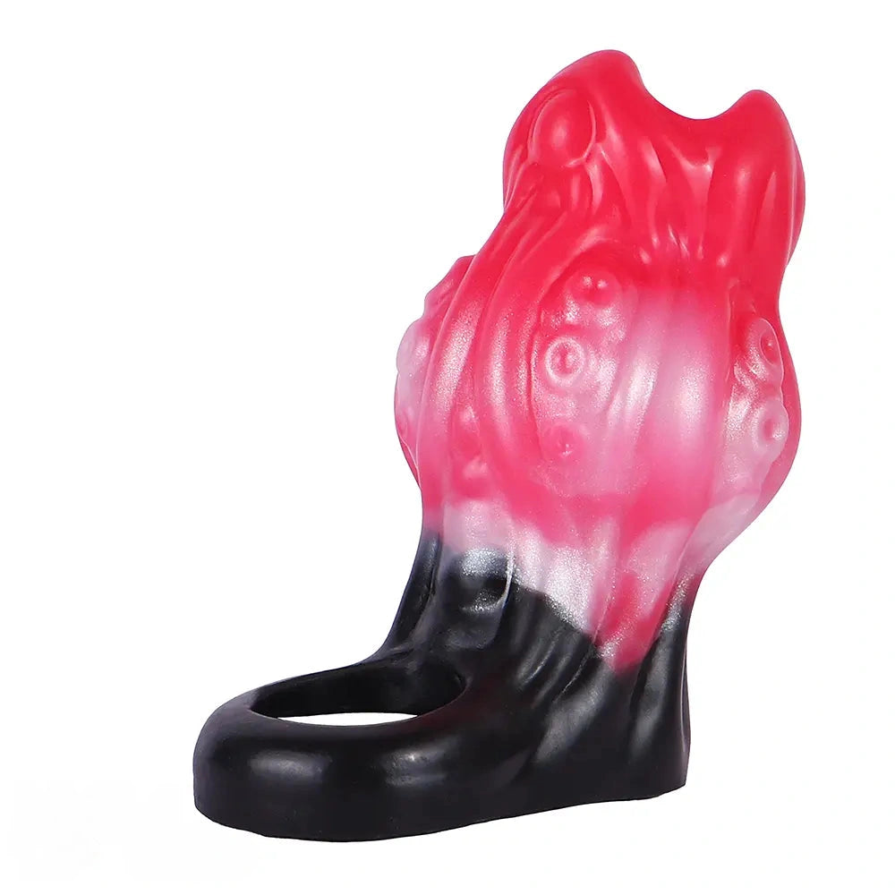 4.4in 5.11in 5.86in Fantasy Tentacle Silicone Dildo Sleeve Crown Top Design