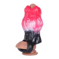 4.4in 5.11in 5.86in Fantasy Tentacle Silicone Dildo Sleeve Crown Top Design