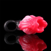 4.4in 5.11in 5.86in Fantasy Tentacle Silicone Dildo Sleeve Crown Top Design