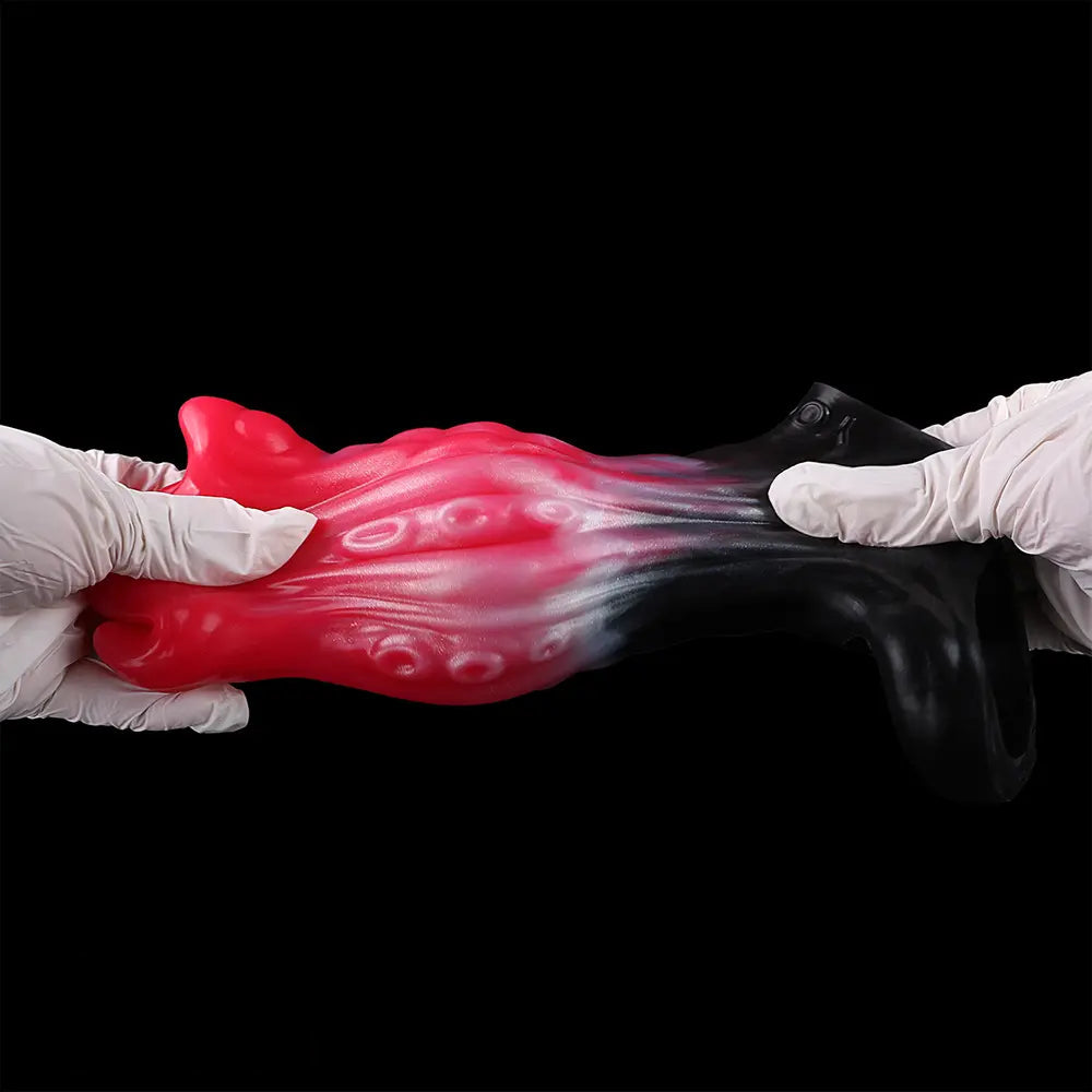 4.4in 5.11in 5.86in Fantasy Tentacle Silicone Dildo Sleeve Crown Top Design