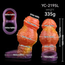 4.4in 5.27in 6.25in Dog Knot Monster Dildo Sleeve For Adult Couples