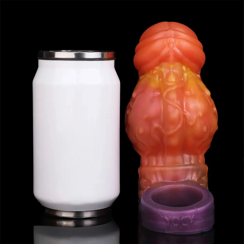 4.4in 5.27in 6.25in Dog Knot Monster Dildo Sleeve For Adult Couples