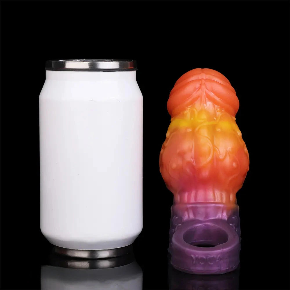 4.4in 5.27in 6.25in Dog Knot Monster Dildo Sleeve For Adult Couples