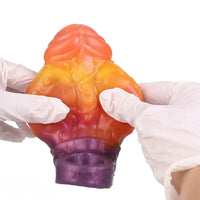 4.4in 5.27in 6.25in Dog Knot Monster Dildo Sleeve For Adult Couples