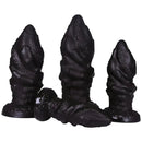 4.4in 5.51in 6.49in 7.67in PVC Anal Plug Fantasy Spiral Dildo With Suction Cup