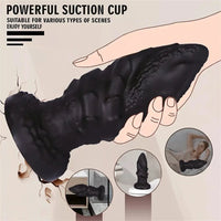 4.4in 5.51in 6.49in 7.67in PVC Anal Plug Fantasy Spiral Dildo With Suction Cup