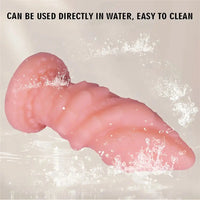 4.4in 5.51in 6.49in 7.67in PVC Anal Plug Fantasy Spiral Dildo With Suction Cup