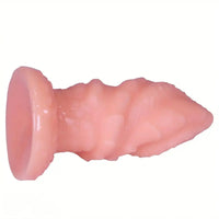 4.4in 5.51in 6.49in 7.67in PVC Anal Plug Fantasy Spiral Dildo With Suction Cup