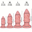 4.4in 5.51in 6.49in 7.67in PVC Anal Plug Fantasy Spiral Dildo With Suction Cup