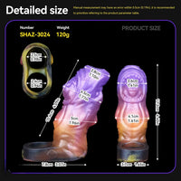 4.4in Shar Vorrfyn Fantasy Silicone Soft Dildo Sleeve Cock Extender