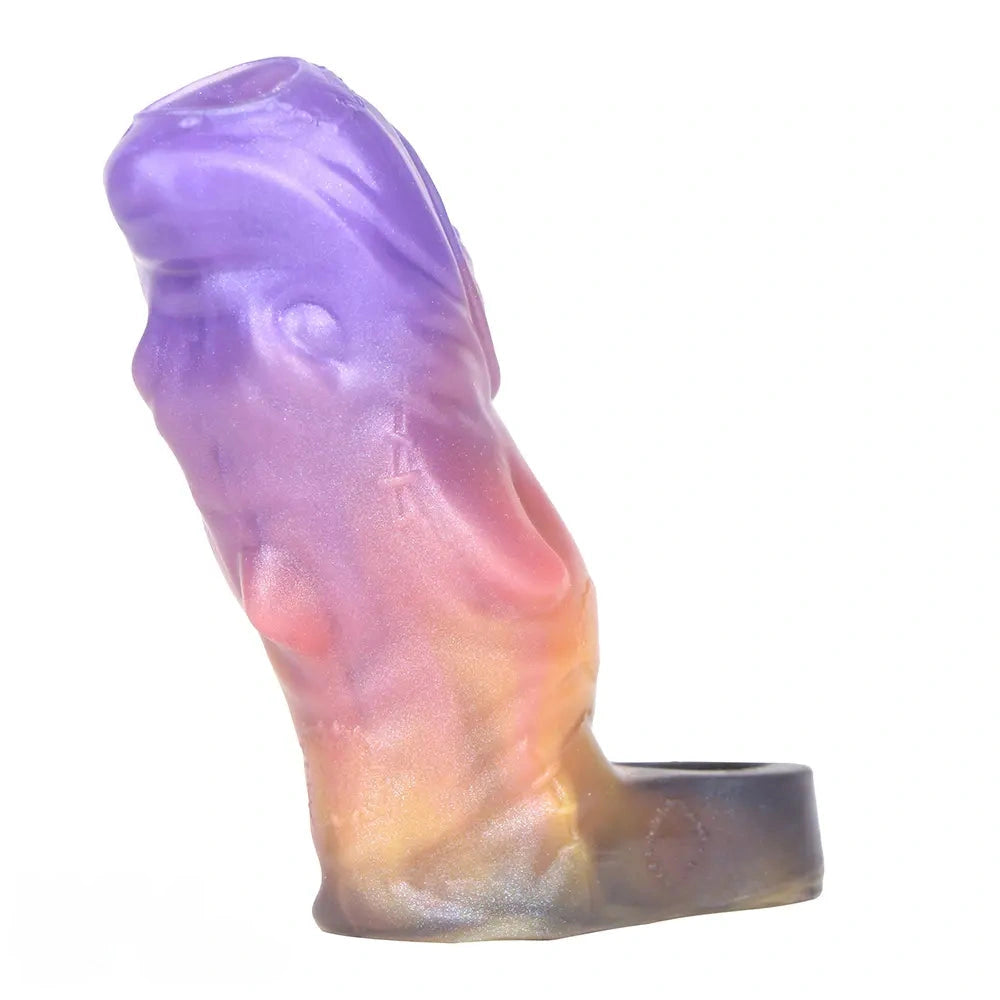 4.4in Shar Vorrfyn Fantasy Silicone Soft Dildo Sleeve Cock Extender