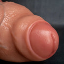 4.52in 5.31in 6.49in Realistic Strap on Thick Uncut Real Touch Soft Dildo