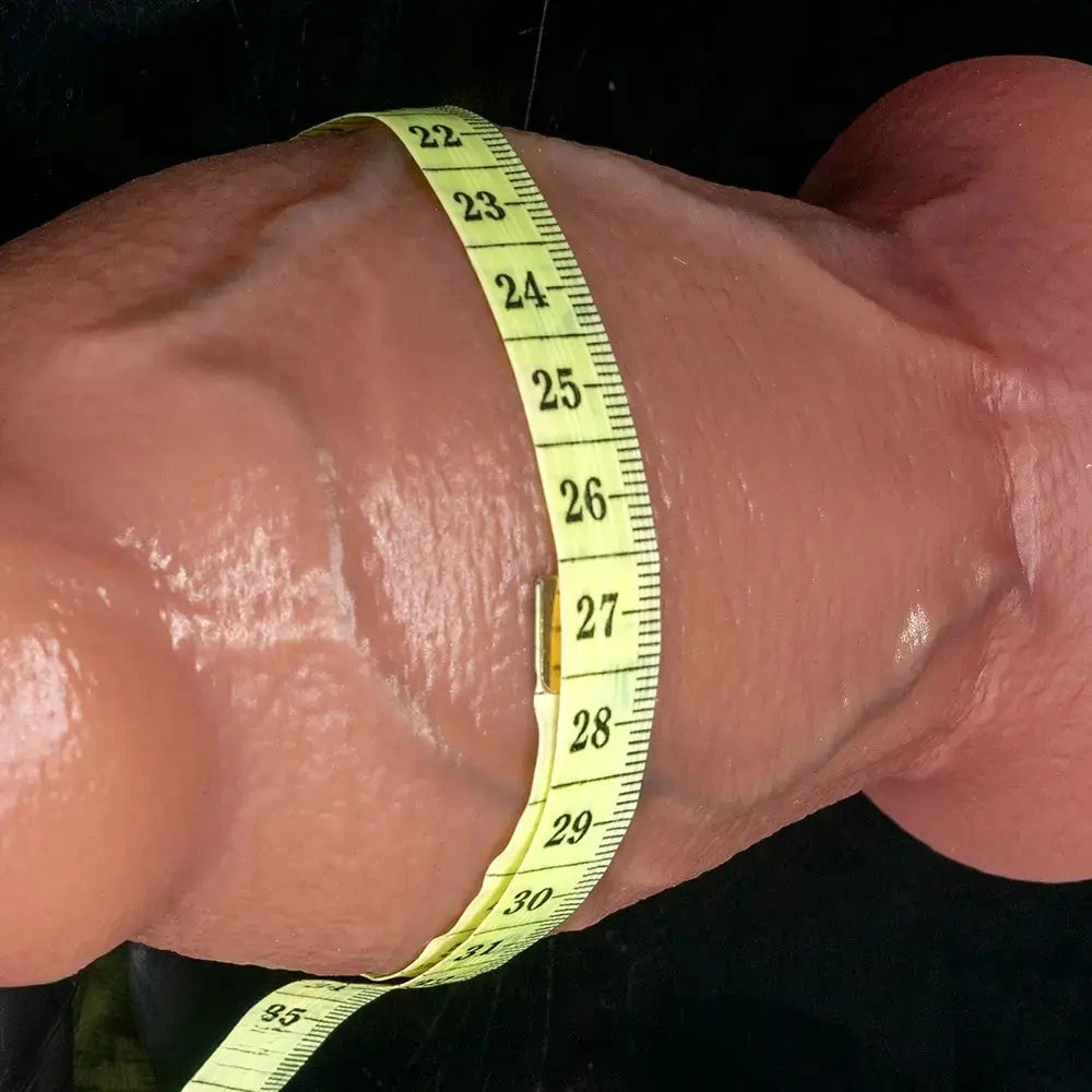 4.52in 5.31in 6.49in Realistic Strap on Thick Uncut Real Touch Soft Dildo