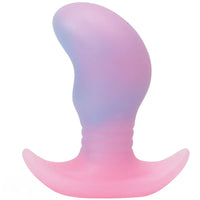 4.52in 5.31in 6.69in Luminous Soft Small Silicone Butt Plug Dildo Toy