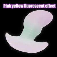 4.52in 5.31in 6.69in Luminous Soft Small Silicone Butt Plug Dildo Toy