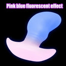 4.52in 5.31in 6.69in Luminous Soft Small Silicone Butt Plug Dildo Toy