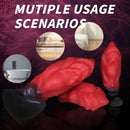 4.52in 5.51in 6.29in Liquid Silicone Anal Plug Wearable Famale Dildo