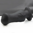 4.52in 5.7in 6.88in Small Black Soft Silicone Animal Horse Dildo For Men