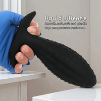 4.52in 5.7in 7.08in Black Bodysafe Ultra-silicone Small Anal Plug Dildo