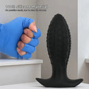 4.52in 5.7in 7.08in Black Bodysafe Ultra-silicone Small Anal Plug Dildo
