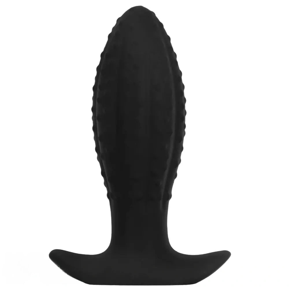 4.52in 5.7in 7.08in Black Bodysafe Ultra-silicone Small Anal Plug Dildo
