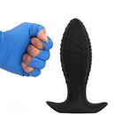 4.52in 5.7in 7.08in Black Bodysafe Ultra-silicone Small Anal Plug Dildo