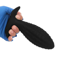 4.52in 5.7in 7.08in Black Bodysafe Ultra-silicone Small Anal Plug Dildo